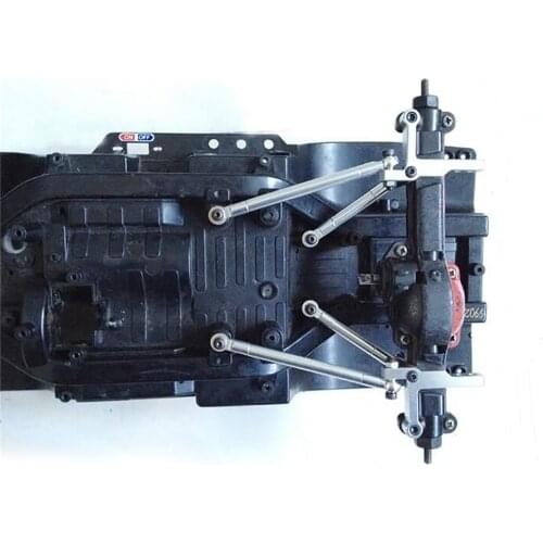 Durable Metal Tie Rod Ball Joint Chassis Push Rod Set for Tamiya CC01 RC Crawler Car Modification Parts