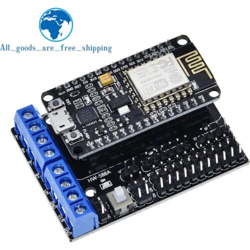 NodeMCU Motor Shield Board L293D for ESP-12E from ESP8266 esp 12E kit diy rc toy wifi rc smart car remote control For Arduino