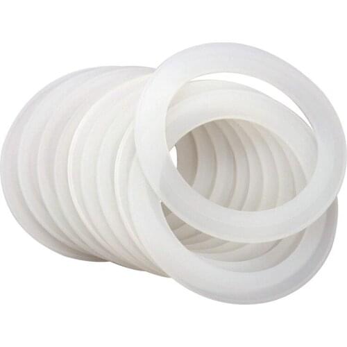 Silicone Sealing Rings Gasket for Leak Proof Mason Jar Lids (24 Pack, Regular Mouth)