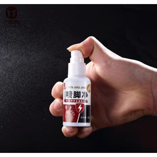 50ml Fungal Infections Foot Spray Feet Care Athletes Beriber Pedis Peeling Itinea Spray Foot Sweat Foot Odor Itching Care G0I4
