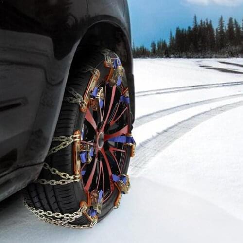 High Quality 1X Wheel Tire Anti-skid Chains For Car Emergency Universal CSV Delivery Winter SUV Quick Truck Wholesale Q9Z7