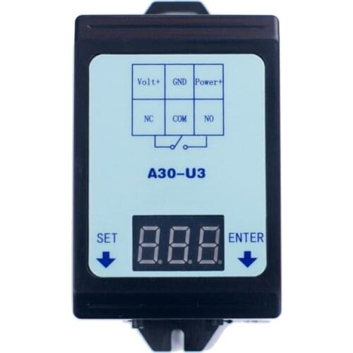 Taidacent 6-80V High Voltage DC Relay 30A Detection Control Delay Switch Voltage Controller Over Under Voltage Relays DC