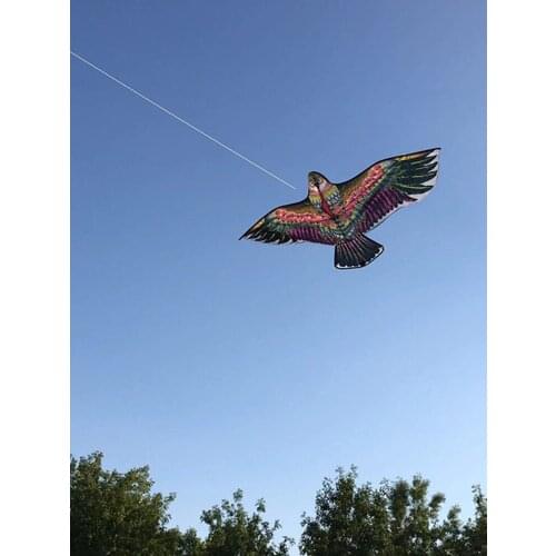 1.3m Eagle Kite With 30 Meters Long Kite Line Bird Kite Outdoor Sports Toy Children Gift Fun Animal Kite Easy To Fly Kids Toys