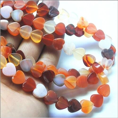 1 strings nature carnelian stone beads natural semi precious stone strings 15.5 inches good quality rectangle heart square shape