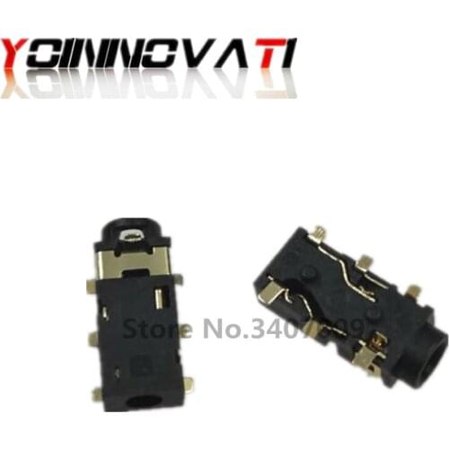 10PCS PJ-242 2.5MM Headphone Jack Socket Female Connector For Audio Video 3+3 SMD 6P