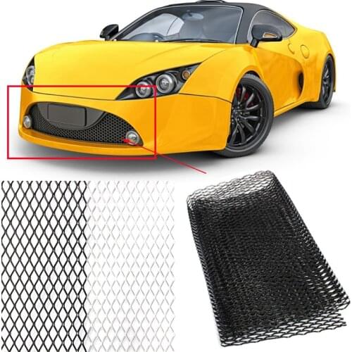 100x33cm Universal Car Vehicle Body Styling Air Intake Racing Honeycomb Meshed Grille Spoiler Bumper Hood Vent Racing Grill Nets