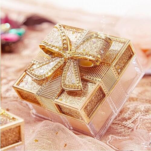 2021 Cosmetic Bowknot Silky Air Loose Powder Lightweight Wearable Long-lasting Oil Control Waterproof Loose Powder Two Color