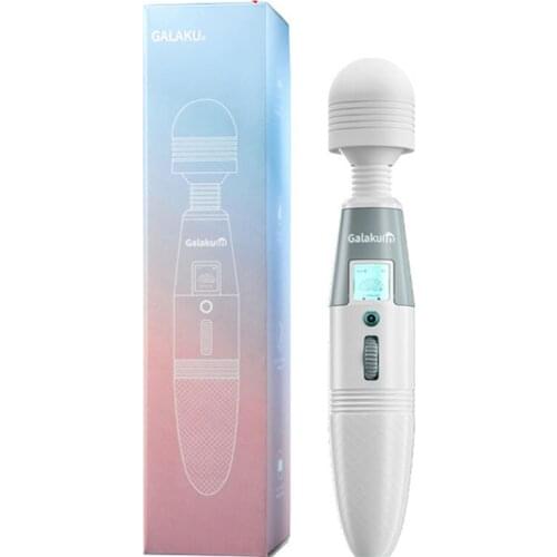 8 Speed USB Charge LED Display AV Stick Rod for Women Dildo Vibrator Sex Shop Vibrador Adult Clit Toys Erotic Toy Wand Massager