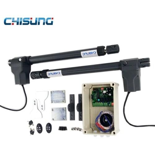 AC DC Automatic Dual Arms Swing Gate Opener Each Arms Max Width 3meters Max Weight 500KG For Gate Operator Factory Price