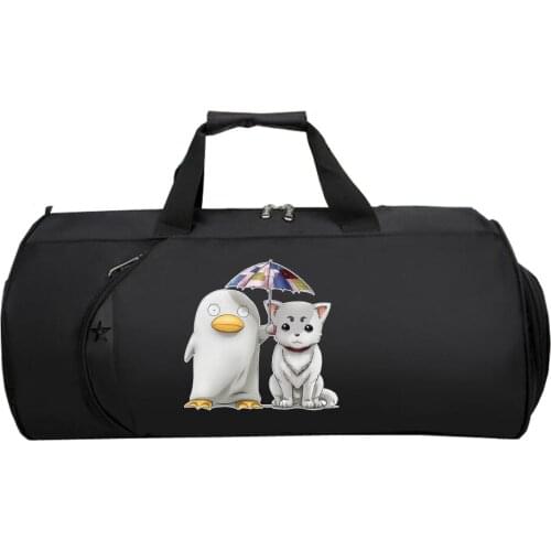 Anime Men Waterproof Duffle Bag Trekking Handbag Shoulder Shoes Pocket Multifunctional Travel Luggage bag for GINTAMA
