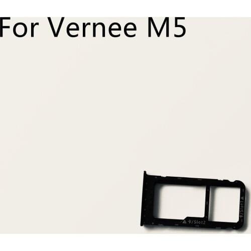 Used Sim Card Holder Tray Card Slot For Vernee M5 MT6750 Octa-core 5.2" 1280x720 Free Shipping + Tracking Number