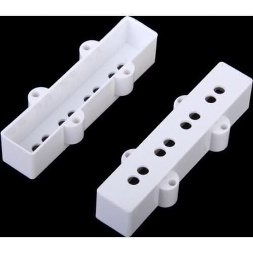 White Electric 4-String Bass Guitar Open Style Pickup Cover Great Replacement