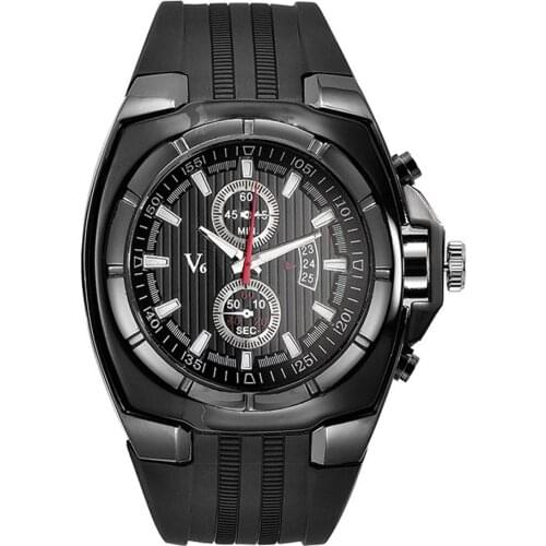 Top Brand Quartz Wrist Sport Watch High Quality Fashion Busine Men Adjustable Silicone Strap Analog Display мужские часы