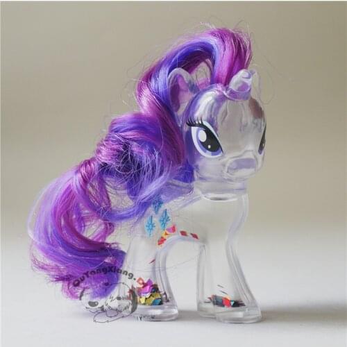 P8-083 Action Figures 8cm Little Cute Horse Model Doll Water Cuties Rarity Anime Toys for Children