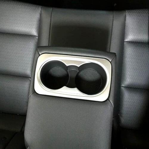 For Hyundai Elantra 2016 2017 6th 2pcs Car Interior Rear Seat Armrest Cup Holders Cover Trim Protectors Car Accessories