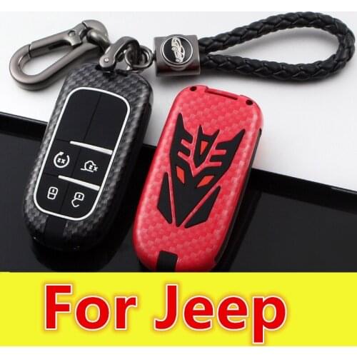 For Jeep compass jeep renegade cherokee grand commander High-end car key bag personality key case car gift accessories