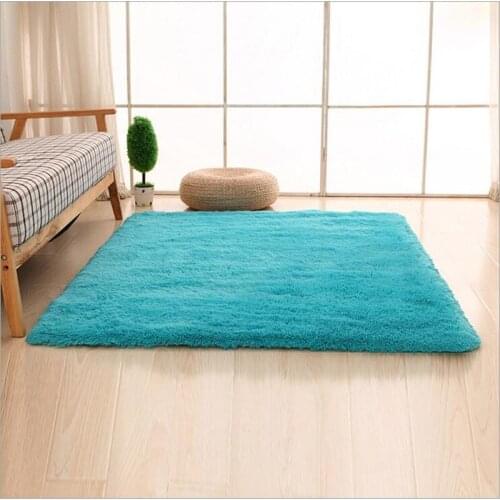 800mmx1500mmx45mm carpet bed rug living room blue color carpet mats