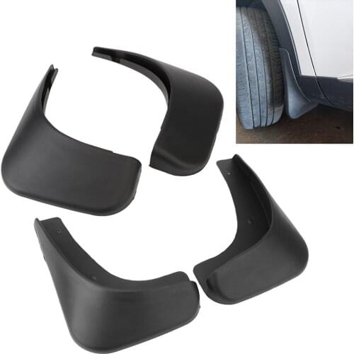 LEEPEE 4pcs/set Front Rear Mudguards Fender Splash Guards Car Accessories For VW Touran Caddy Scratch Resistant Mud Flaps