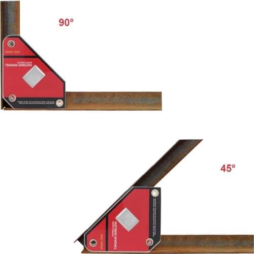 Small Size Single Switch On/Off Industrial Welding Magnet Holder Magnetic Clamp 45 90 Degree Small Size Strong Single Switch