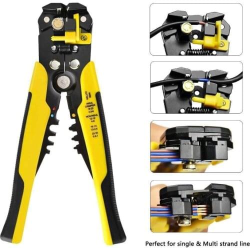 Multifunctional Stripping Pliers Automatic Cable Wire Stripper For Cable Cutting Crimping Terminal 0.2-6.0mm High-precision Tool
