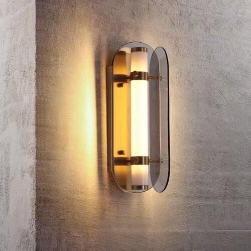 Nordic Minimalist Living Room Bedroom Bedside Modern Restaurant Cafe Study Corridor Aisle LED Wall Lamp