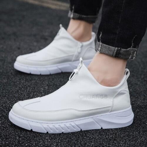 Whoholl Plus Size 39-44 NEW 2020 Patent Leather Men Casual Shoes Brand Mens Loafers Moccasins Breathable Slip On Driving Shoes