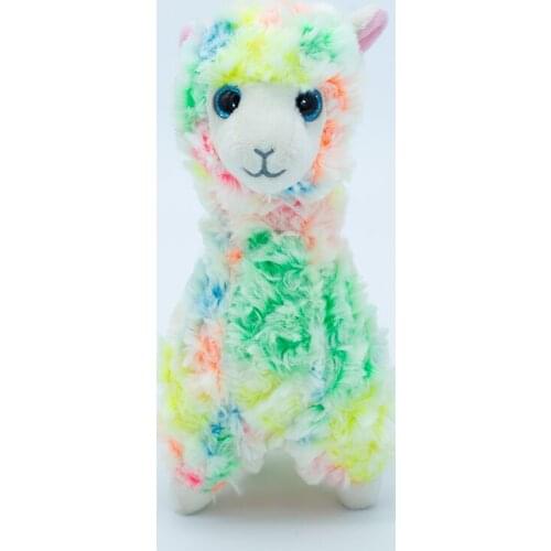 New 6" 15cm Ty Big Eyes Pea Velvet Color lamb Animal Alpaca Toy Collectible Boy Girl Birthday Christmas Gift
