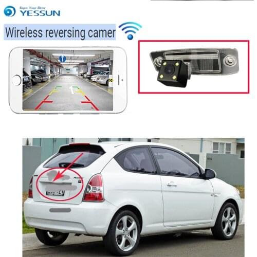 New Arrival! For Hyundai Accent MC 2005~2011 for KIA Carens Ceed Rondo2006~2013 wireless car reversing camera waterproof Full HD