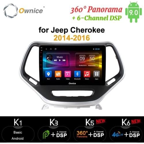 Ownice Octa Core Android 10.0 Car DVD GPS Navi Player carplay 4G LTE DSP 360 Panorama Optical for Jeep Cherokee 2014 2015 2016