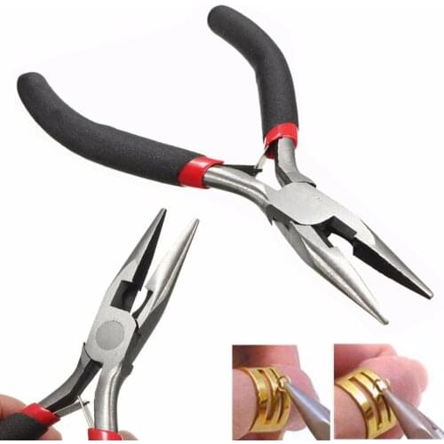 Jewelry Beading Pliers Mini Long Needle Nose Precision Jewelery Wire Work Pliers Tool