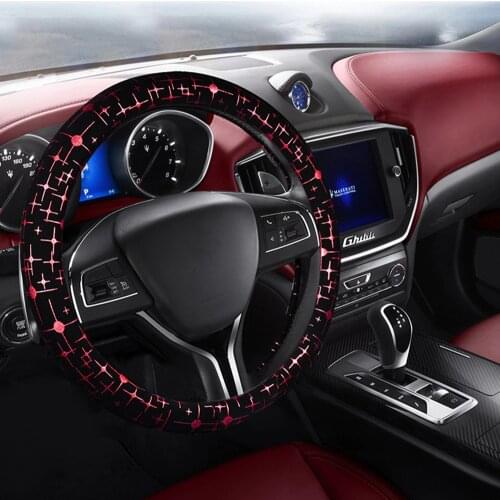 Artificial Leather Car Steering Wheel Cover Anti-Slip Protection Universal Auto Interior Accessories Car-covers Durable