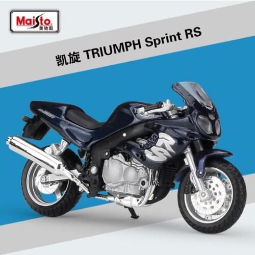 1Pcs Maisto 1:18 TRIUMPH Motorbike Diecast Metal Model Sport Race Motorcycle Model For Collectible Gift