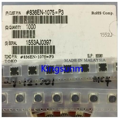 Free shipping 10pcs TOKO middle transformer #836EN-1075=P3 variable inductor 5.6x5.6x5.3 780UH