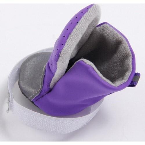 4Pcs Reflective Dog Puppy Shoes Pomeranian Teddy Bichon Soft-soled Pet Boots