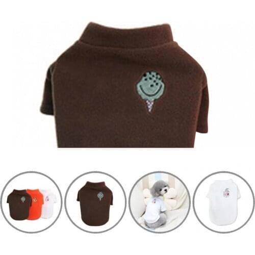 Skin-friendly Stylish Pet Dogs Sweatshirt Costume Good Elasticity Pet Apparel Fine Workmanship for Medium Small Dogs