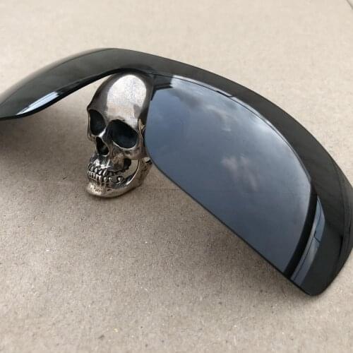 Firtox True Polarized Enhanced Replacement Lenses for-Oakley Batwolf OO9101 Sunglass (Lens Only)-Black Chrome