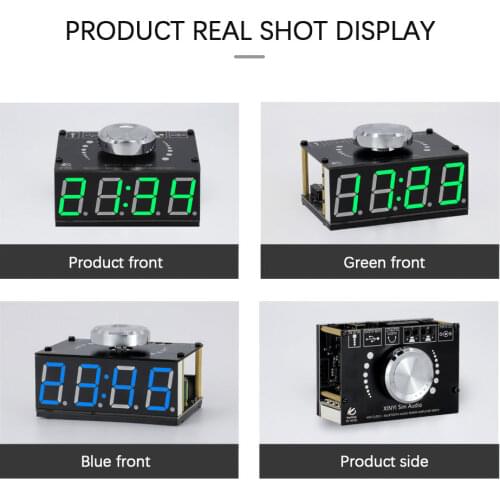 HIFI 50W*2 Stereo Bluetooth 5.0 Digital Power Amplifier Board Module With WIFI Timing Clock Xinyi XY-W50L Clock Chip