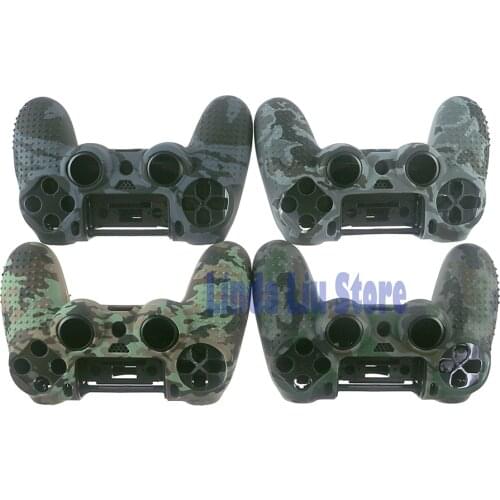 Camouflage Anti Slip dots Silicone Protective Skin Case For PlayStation 4 PS4 DS4 Pro Slim Controller