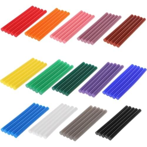 Hot Melt Glue Stick Colorful 7x100mm Adhesive For DIY Craft Toy Repair Tool