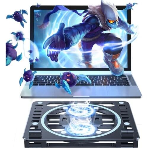 Laptop Radiator Bracket USB Charging Foldable Portable Stand Non-slip Cooling Pad Suitable for Most Notebook NEW VL18