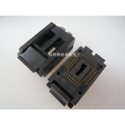 Clamshell 100%New&Original FPQ-64-0.8-13 QFP64 IC Burning seat Adapter testing seat Test Socket test bench in the stock