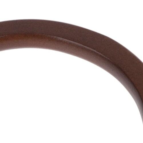 Wooden Handle Replacement DIY Handbag Purse Frame Bag Accessories E56C