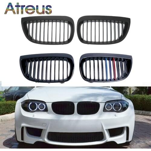 1set Replacement For BMW E87 E81 1 Series 2004-2007 Front Grille/Grilles Kidney Sport Style M Power Car-Styling Accessories