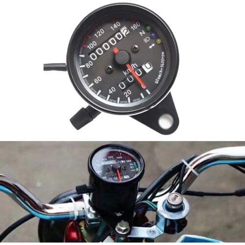 Universal Motorcycle Meter LCD Digital Speedometer Odometer Tachometer Indicator For Scooter ATV Bike