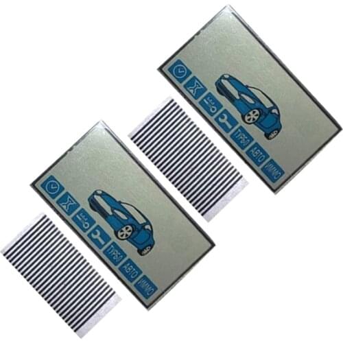 2PCS/lot LCD Display Flexible Cable Stripes For 2 PCS Starline A93 A63 E90 E95 E60 E85 B92 B94 B95 Keychain Remote Control Key