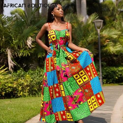 African Dresses For Women 2021 Ankara Dresses Customize African Women Wedding Dresses Cotton Wax Traditional Dress