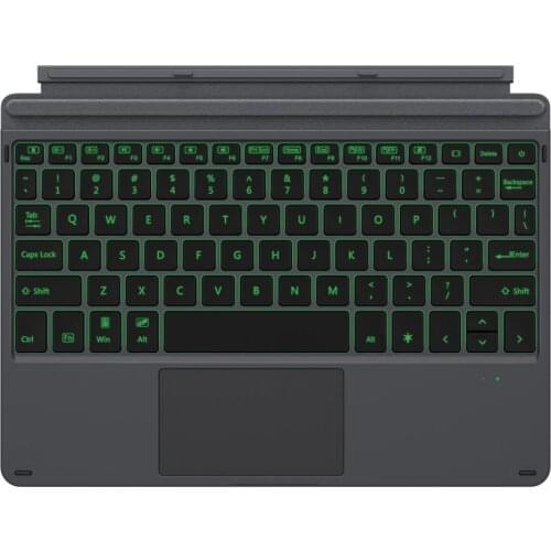 MoKo Type Cover For Microsoft Surface Go,Slim Wireless Bluetooth Keyboard with Trackpad,7-Color LED Backlit,for Surface Go 10 in