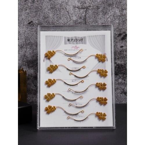 False Eyelash Style Display Board Eyelashes Try on Effect False Eyelash Display Storage Box Organizer Eyelash Stand Holder