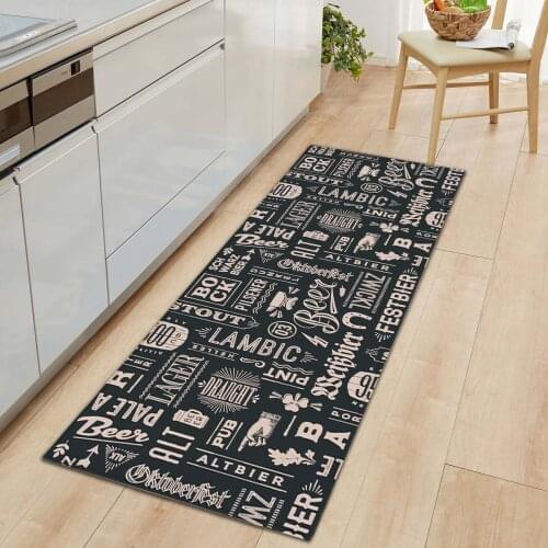 Hippie Home Kitchen Mat Carprt In The Living Room Non-slip Flannel Floor Mat Rugs Entrance Door Mat for The Bedroom Living Room
