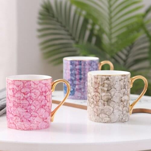 Bone China Creative Hand-painted Personality Ceramic Coffee Afternoon Tea Gift Mug Mugs Coffee Cups